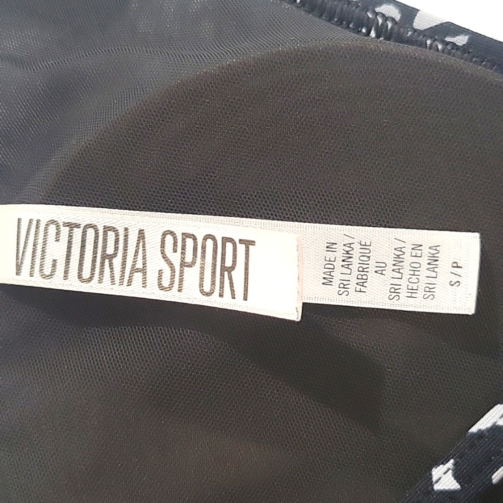 Victoria's Secret Black & Gray Sports  Bra Sz S - Picture 3 of 3